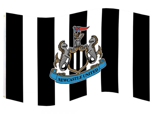 Newcastle United FC Striped Flag