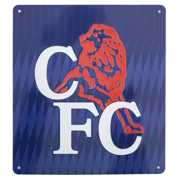 Chelsea FC 1990 CFC Retro Metal Sign